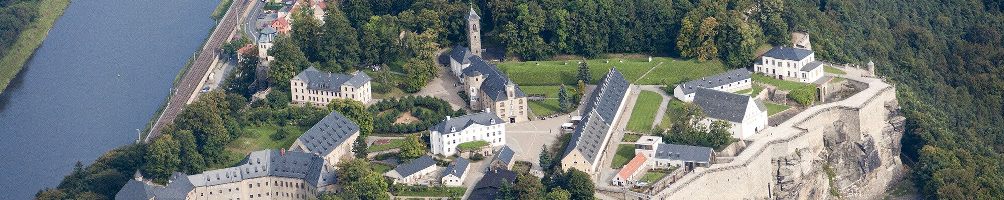 Luftbild Festung Königstein
