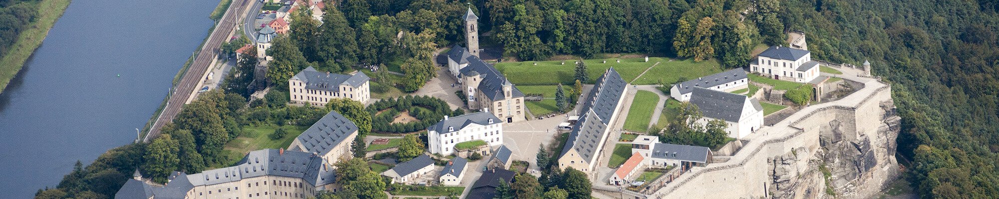 Luftbild Festung Königstein